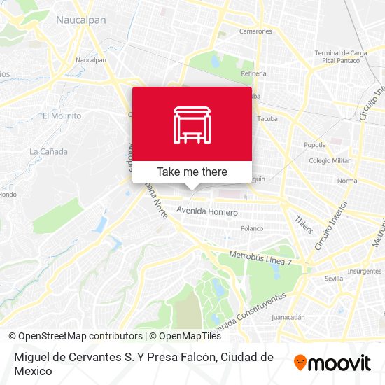 Miguel de Cervantes S. Y Presa Falcón map