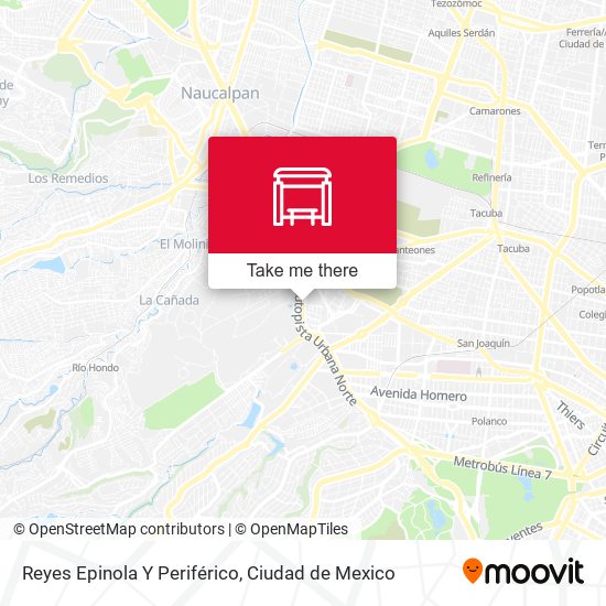 Reyes Epinola Y Periférico map