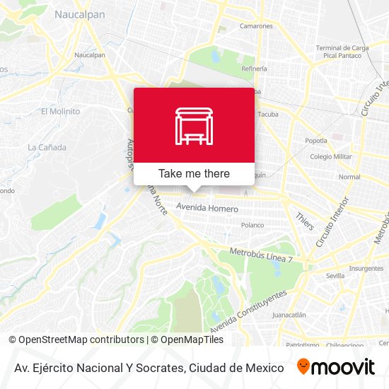 Av. Ejército Nacional Y Socrates map
