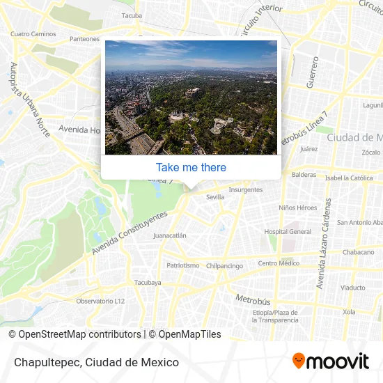 Chapultepec map