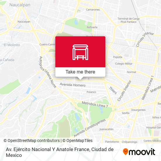 Mapa de Av. Ejército Nacional Y Anatole France