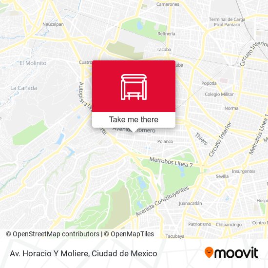 Av. Horacio Y Moliere map