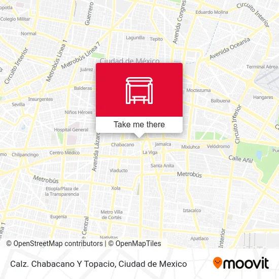 Calz. Chabacano Y Topacio map