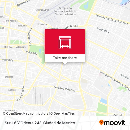 Sur 16 Y Oriente 243 map