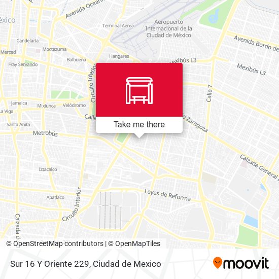 Sur 16 Y Oriente 229 map