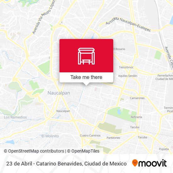 Mapa de 23 de Abril - Catarino Benavides
