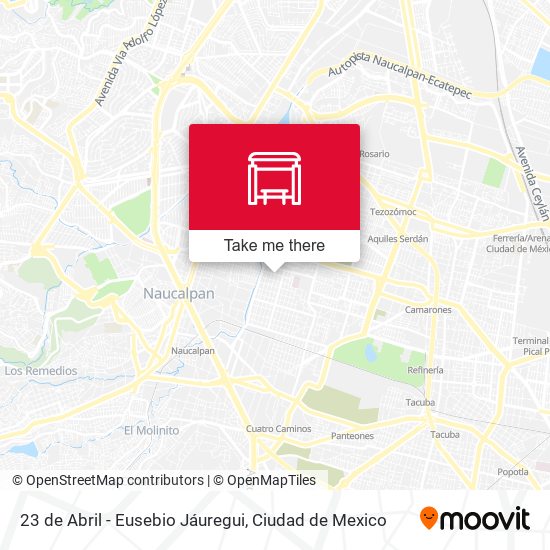 23 de Abril - Eusebio Jáuregui map