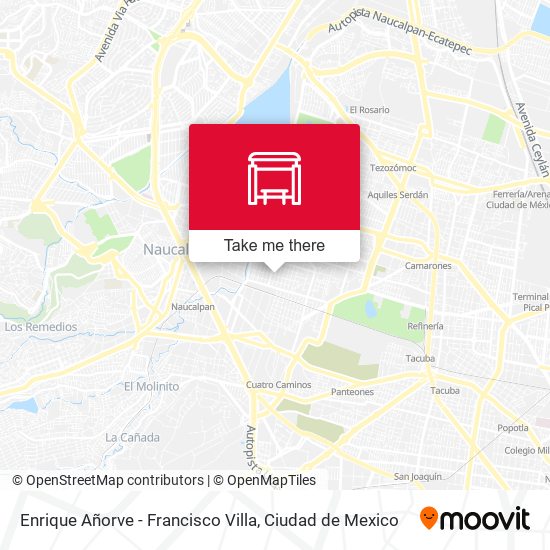 Mapa de Enrique Añorve - Francisco Villa