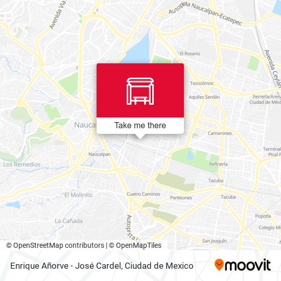 Mapa de Enrique Añorve - José Cardel