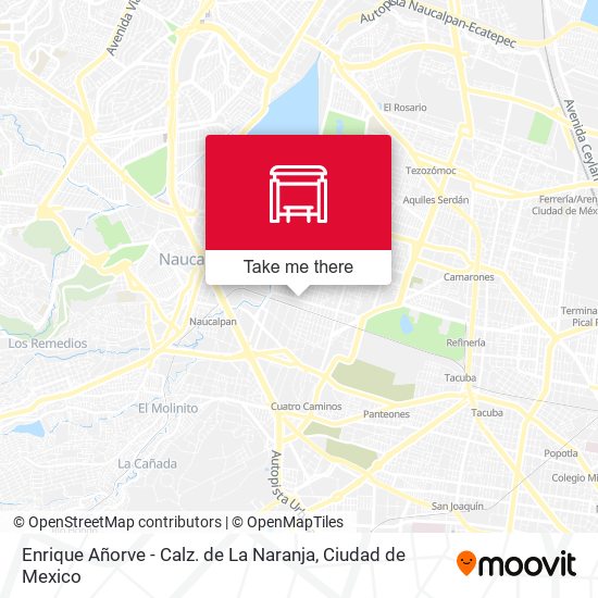 Enrique Añorve - Calz. de La Naranja map