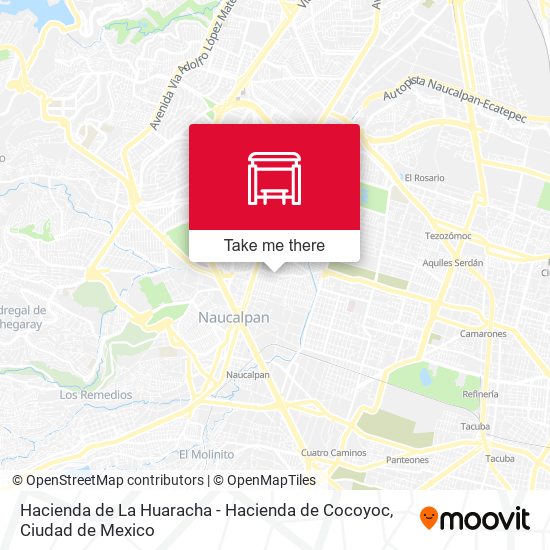 Mapa de Hacienda de La Huaracha - Hacienda de Cocoyoc