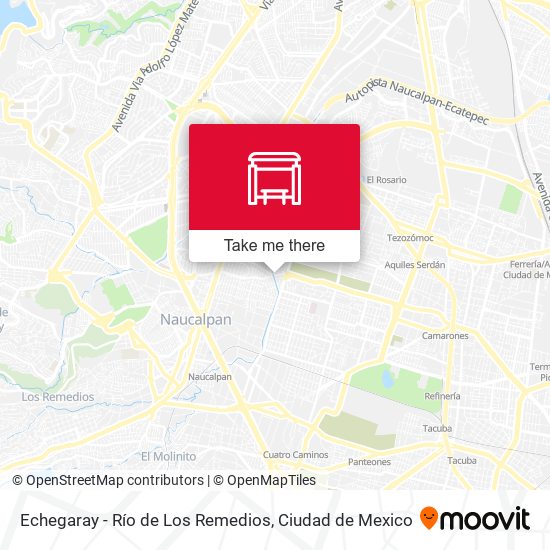 Mapa de Echegaray - Río de Los Remedios