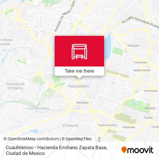 Cuauhtémoc - Hacienda Emiliano Zapata Base map