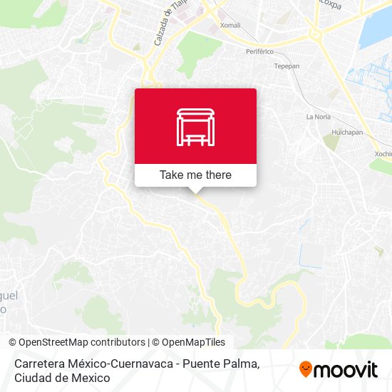 Carretera México-Cuernavaca - Puente Palma map