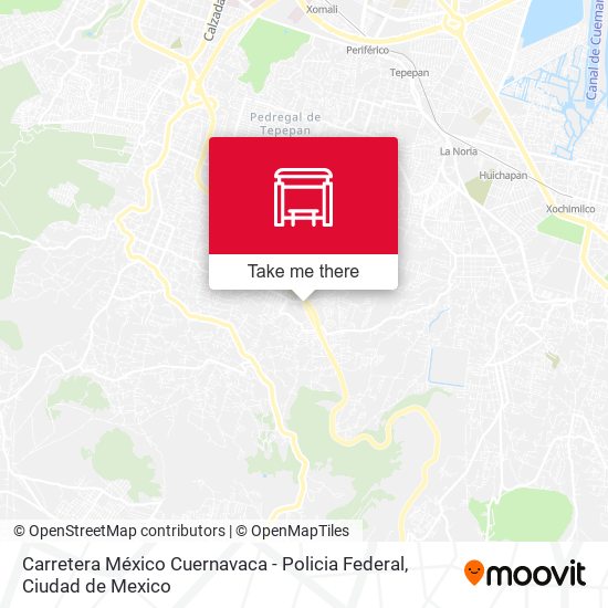 Mapa de Carretera México Cuernavaca - Policia Federal