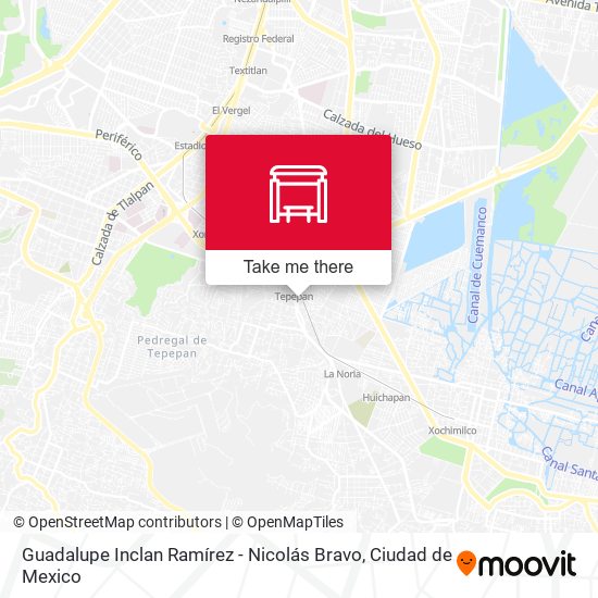 Mapa de Guadalupe Inclan Ramírez - Nicolás Bravo