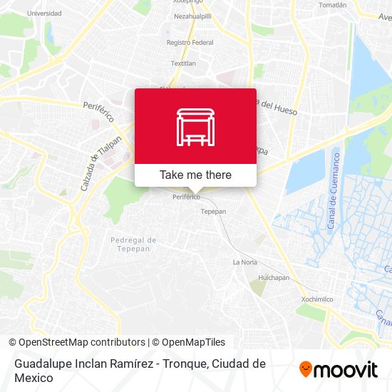 Mapa de Guadalupe Inclan Ramírez - Tronque