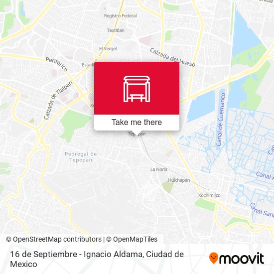 16 de Septiembre - Ignacio Aldama map