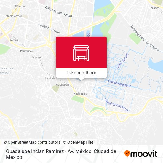 Guadalupe Inclan Ramírez - Av. México map