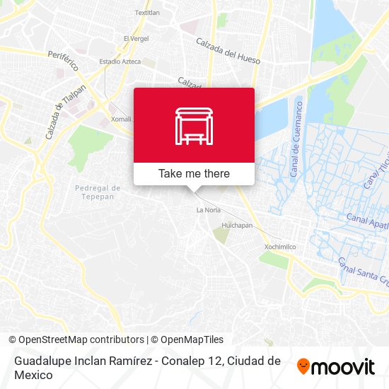 Guadalupe Inclan Ramírez - Conalep 12 map
