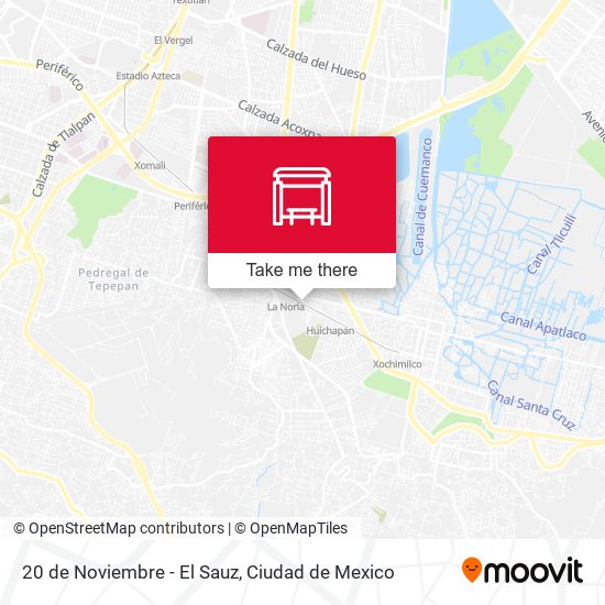 20 de Noviembre - El Sauz map