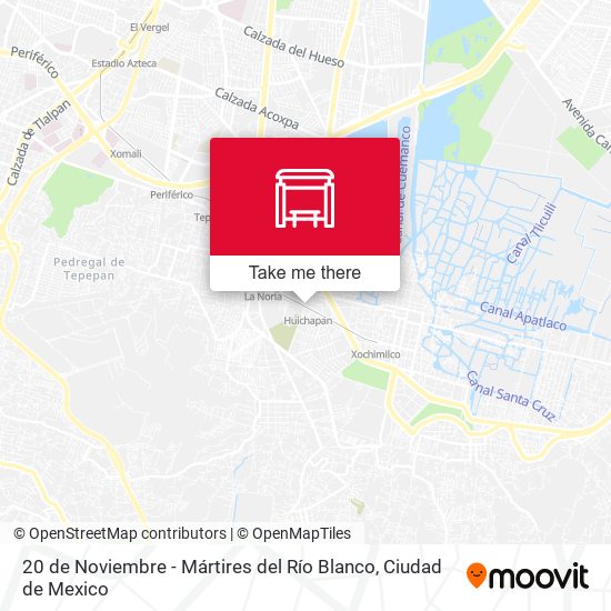 20 de Noviembre - Mártires del Río Blanco map