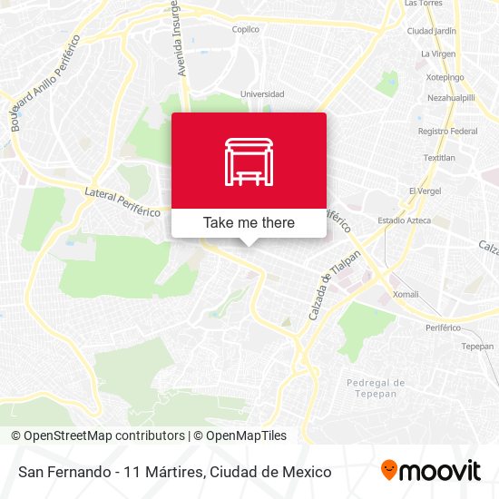 Mapa de San Fernando - 11 Mártires