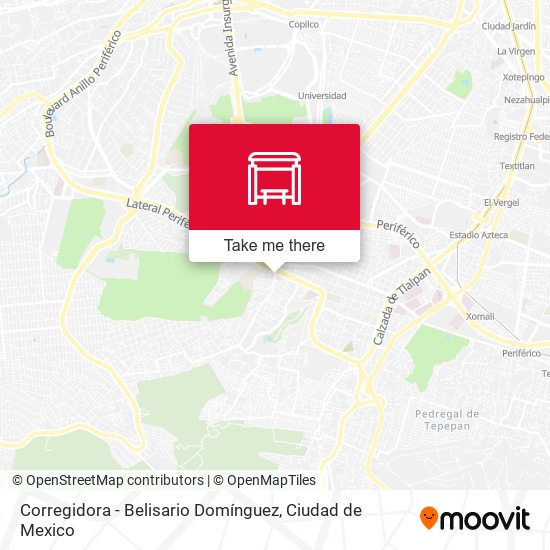 Corregidora - Belisario Domínguez map