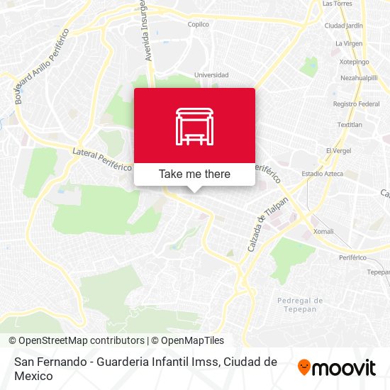 Mapa de San Fernando - Guarderia Infantil Imss