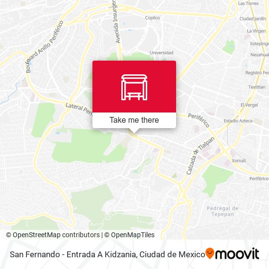 San Fernando - Entrada A Kidzania map