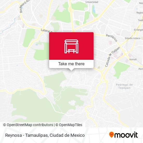 Reynosa - Tamaulipas map