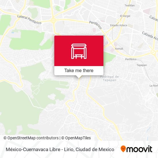 Mapa de México-Cuernavaca Libre - Lirio