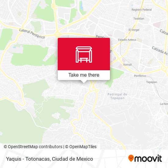 Mapa de Yaquis - Totonacas