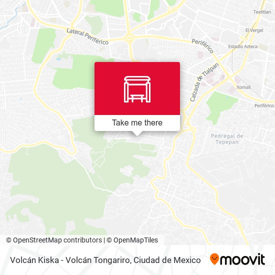 Volcán Kiska - Volcán Tongariro map