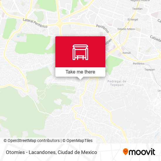 Mapa de Otomíes - Lacandones