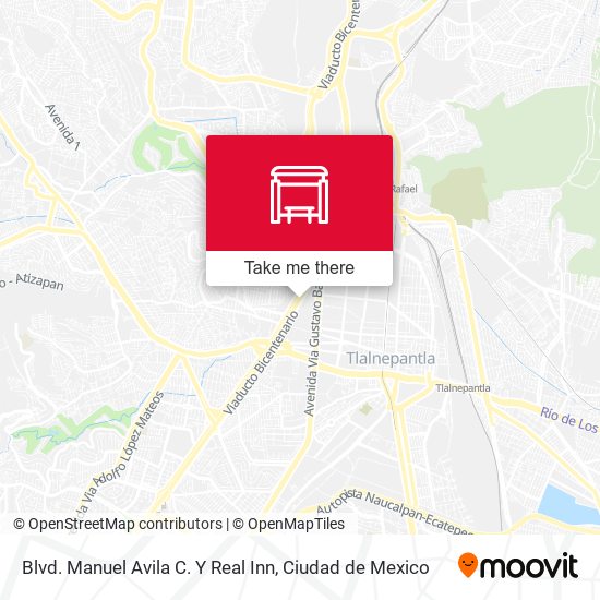 Blvd. Manuel Avila C. Y Real Inn map