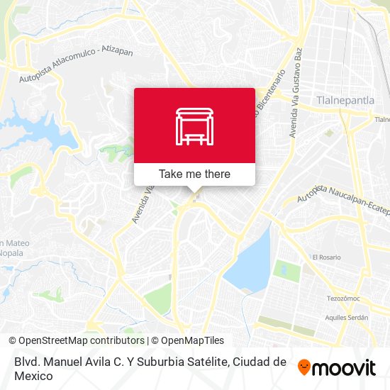 Blvd. Manuel Avila C. Y Suburbia Satélite map