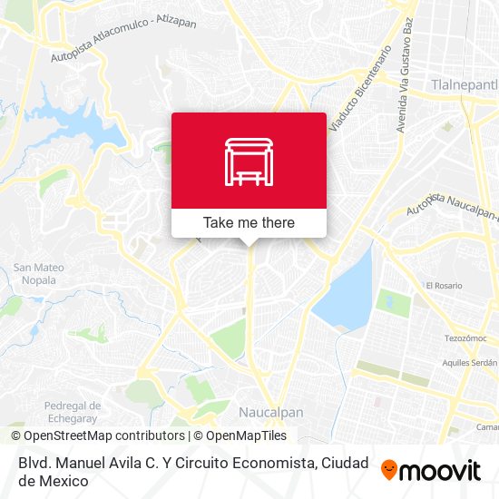 Mapa de Blvd. Manuel Avila C. Y Circuito Economista