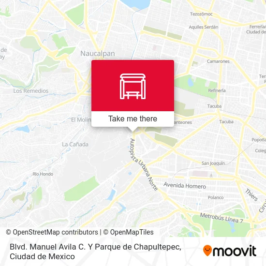 Blvd. Manuel Avila C. Y Parque de Chapultepec map