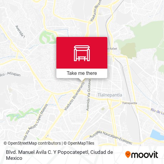 Blvd. Manuel Avila C. Y Popocatepetl map