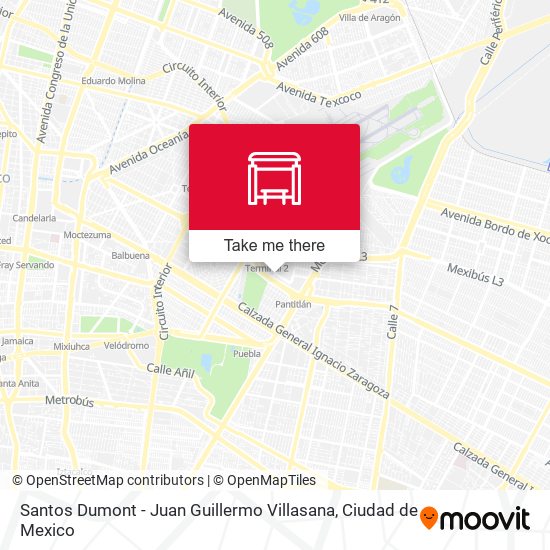 Santos Dumont - Juan Guillermo Villasana map
