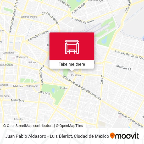 Juan Pablo Aldasoro - Luis Bleriot map
