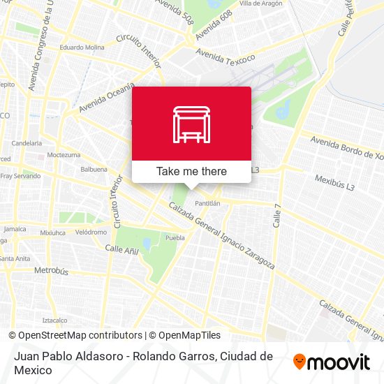 Juan Pablo Aldasoro - Rolando Garros map