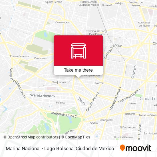 Marina Nacional - Lago Bolsena map