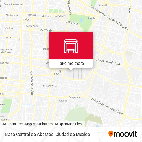 Mapa de Base Central de Abastos