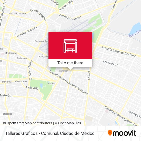 Mapa de Talleres Graficos - Comunal