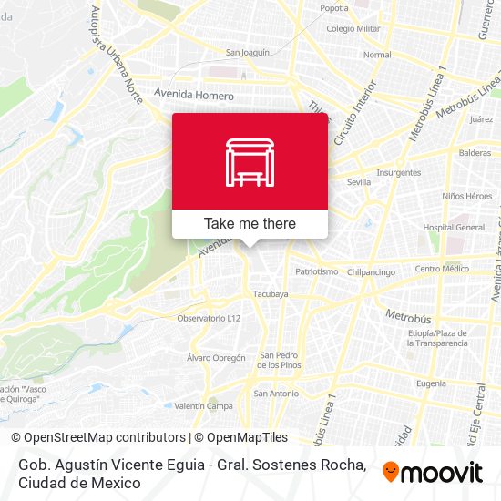 Mapa de Gob. Agustín Vicente Eguia - Gral. Sostenes Rocha