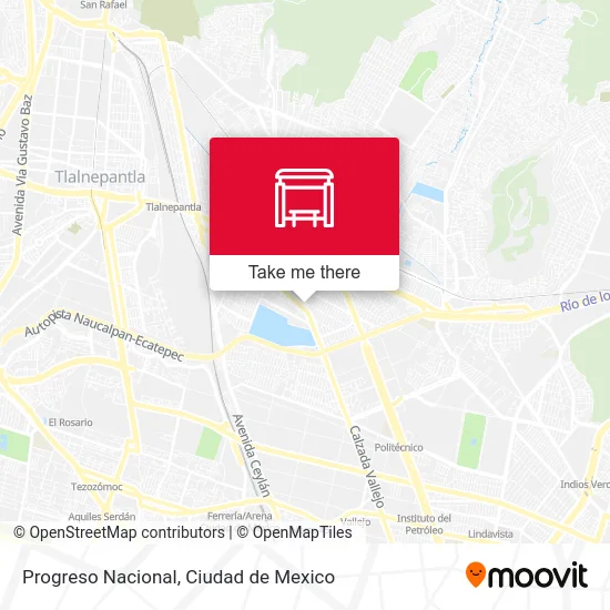 Progreso Nacional map