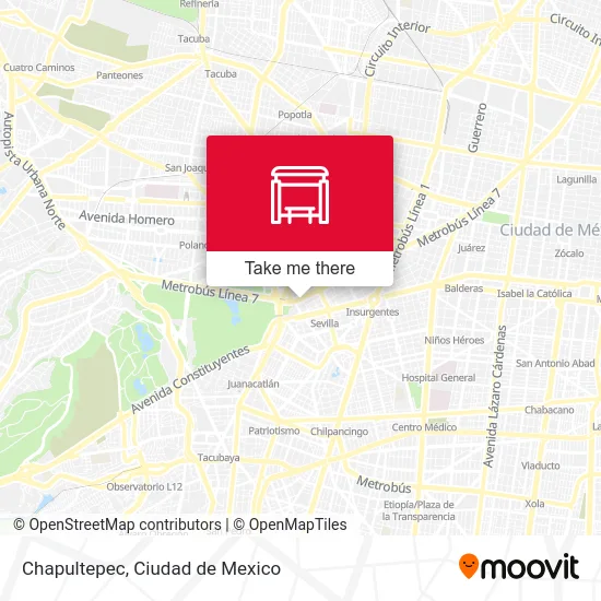 Chapultepec map