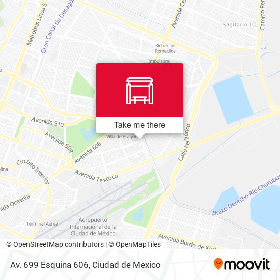 Av. 699 Esquina 606 map